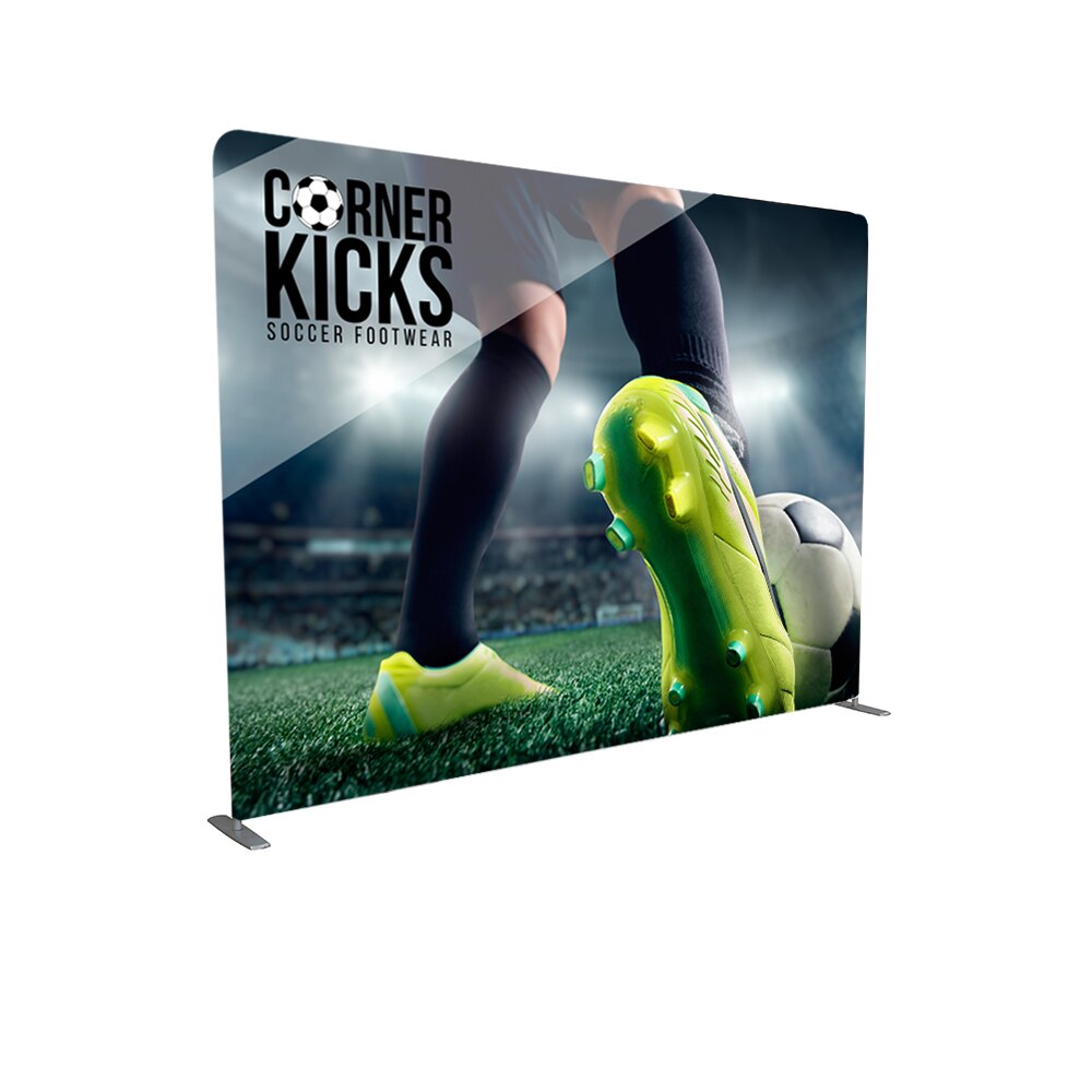 10 ft. EZ Stand Straight — Single Sided Graphic Package with Black Back Fabric